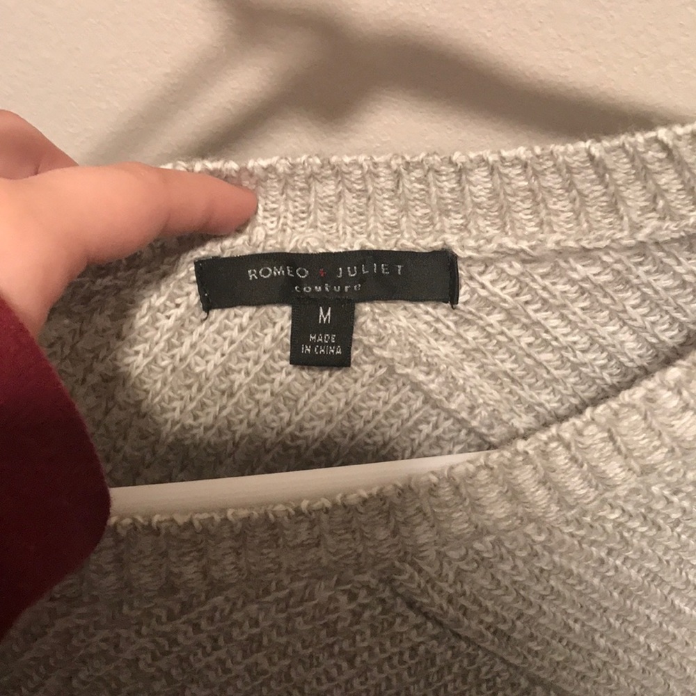 Grey slouchy sweater - Picture 3 of 4